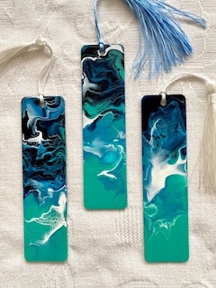Online Workshop - Acrylic Pouring Bookmarks